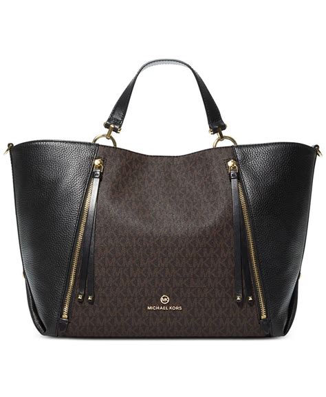 michael michael kors brooklyn large leather grab tote|Michael Kors Brooklyn Large Leather Grab Tote .